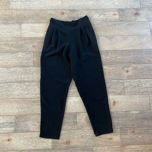 Lightweight Black Pull-On Pants Trousers Size S
